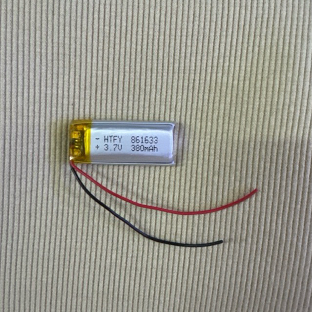 แบตเตอรี่3.7v380mah (861633)