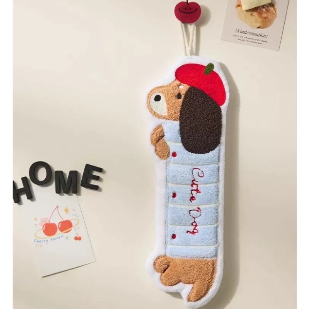 ️[Home] ผ้าเช็ดมือ หมาคุัชชุน น่ารัก ลายการ์ตูน ผ้าเช็ดมือนาโน หนานุ่ม  อเนกประสงค์ทำความสะอาด ลายขี้ริ้วน่ารัก ราคา ถูกที่สุด ดีลบีเคเค แกลเลอรีภาพที่ 7