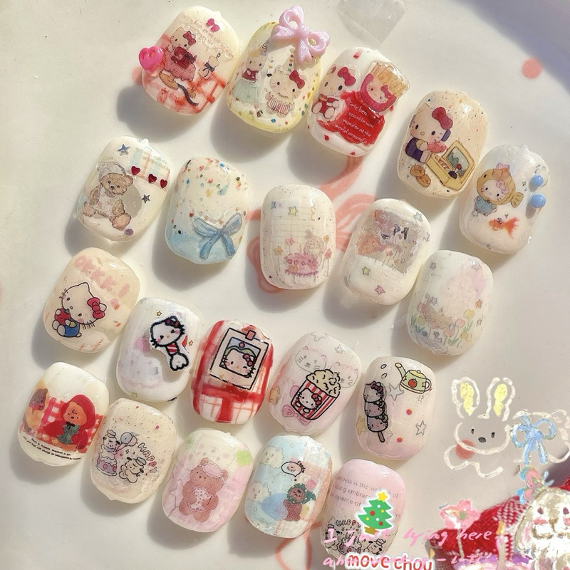 sticker แต่งเล็บ