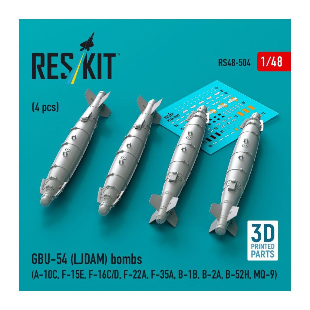 RS48-0504  GBU-54(LJDAM) bombs (4 pcs) (A-10C, F-15E, F-16C/D, F-22A, F-35A, B-1B, B-2A, B-52H, MQ-9