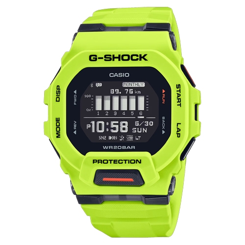 G-SHOCK นาฬิกาข้อมือชาย สายเรซิ่น รุ่น GBD-200,GBD-200-9DR