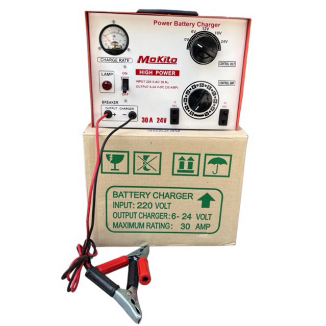 ตู้ชาร์จ makito 30 amp 24 volt แท้ ตามปก