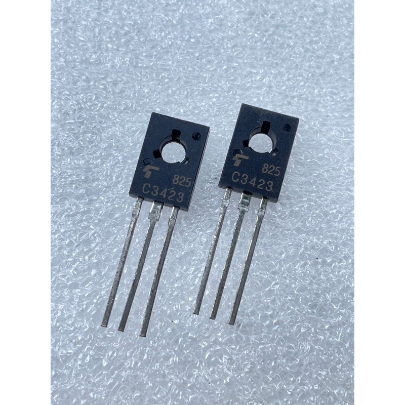 (แพ็ค1ตัว) C3423 2SC3423 Transistor NPN 150V 50mA 5W TO-126F c3423 2sc3423 ทรานซิสเตอร์ 3ขา ตัวเล็ก 