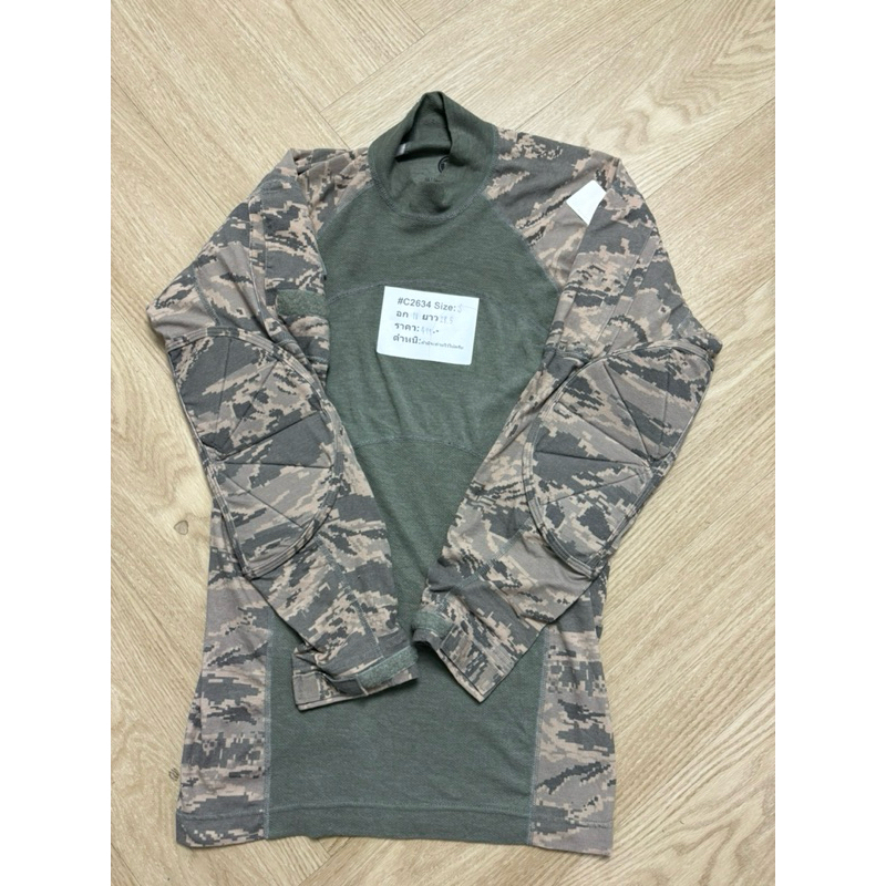 Size:S เสื้อคอมแบทเชิ้ต แท้ USA 100% combat shirt เสื้อยุทธวิธีแขนยาว ทหารอเมริกา เสื้อทหาร #C2634