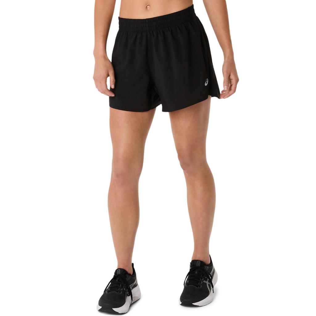 ASICS : 2012D151.001 ASICS SILVER 4IN SHORT WOMEN RUNNING ผู้หญิง กางเกงขาสั้น ของแท้ PERFORMANCE BLACK