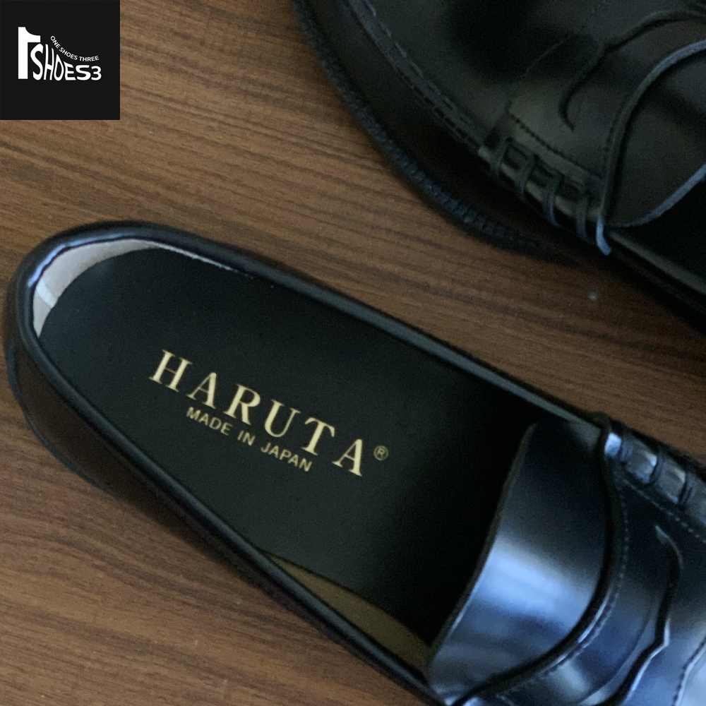 HARUTA MADE IN JAPAN Loafer รองเท้าหนังแท้ โลฟเฟอร์ รองเท้าคัทชู รองเท้าคัทชูหนังแท้100%