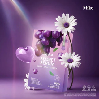 มิโกะ MIKO SECERT SERUM กลิ่นองุ่นเคียวโฮ สอด สาว วิตามินน้องสาว ผู้หญิง 10เม็ด/กล่อง ของแท้ ไม่ระบุชื่อสินค้า