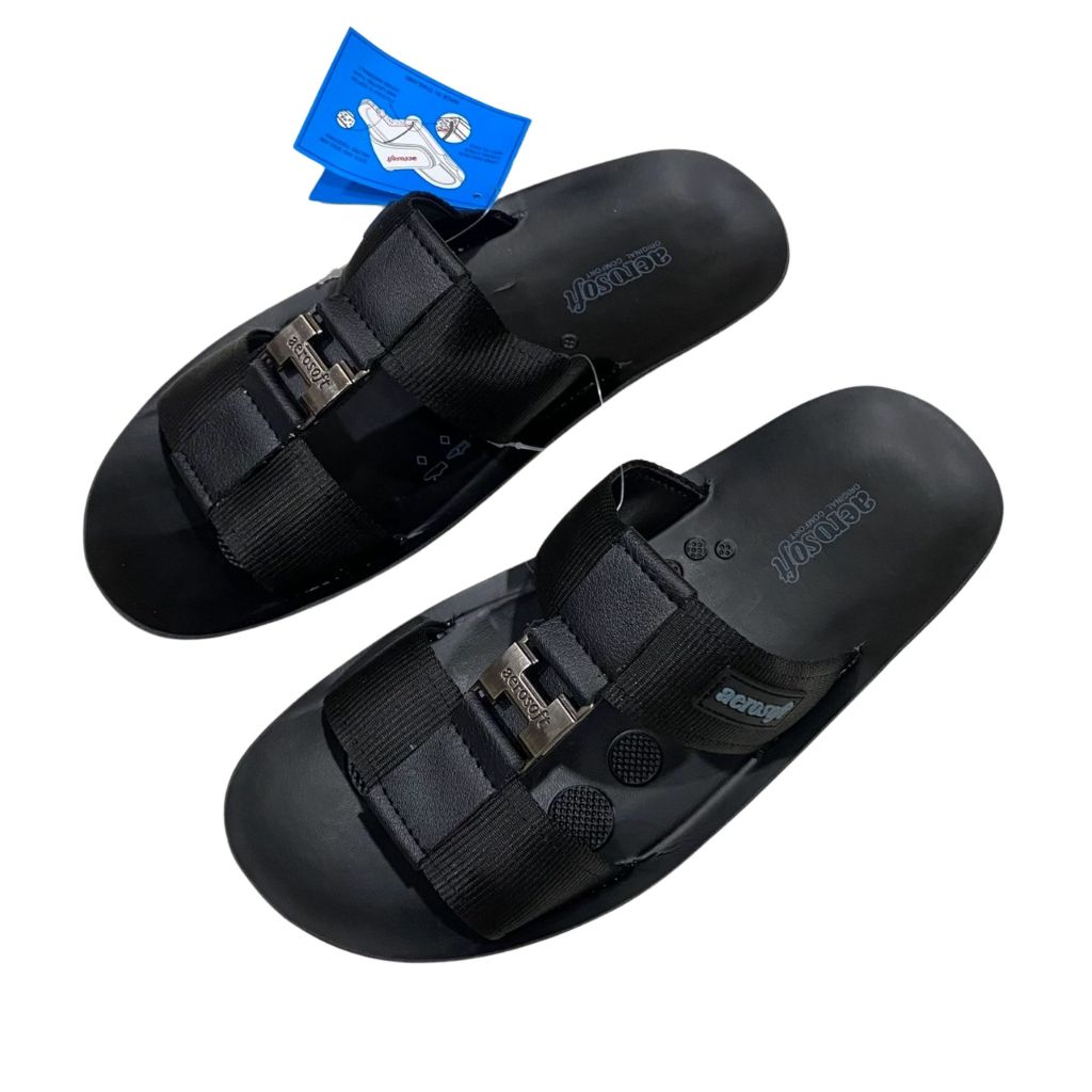 Aerosoft รองเท้าแตะสวม MA-9009 แอโร่ซอฟท์ พื้นนุ่มเบา สวมใส่สบายเท้า มีไซซ์ 39-43