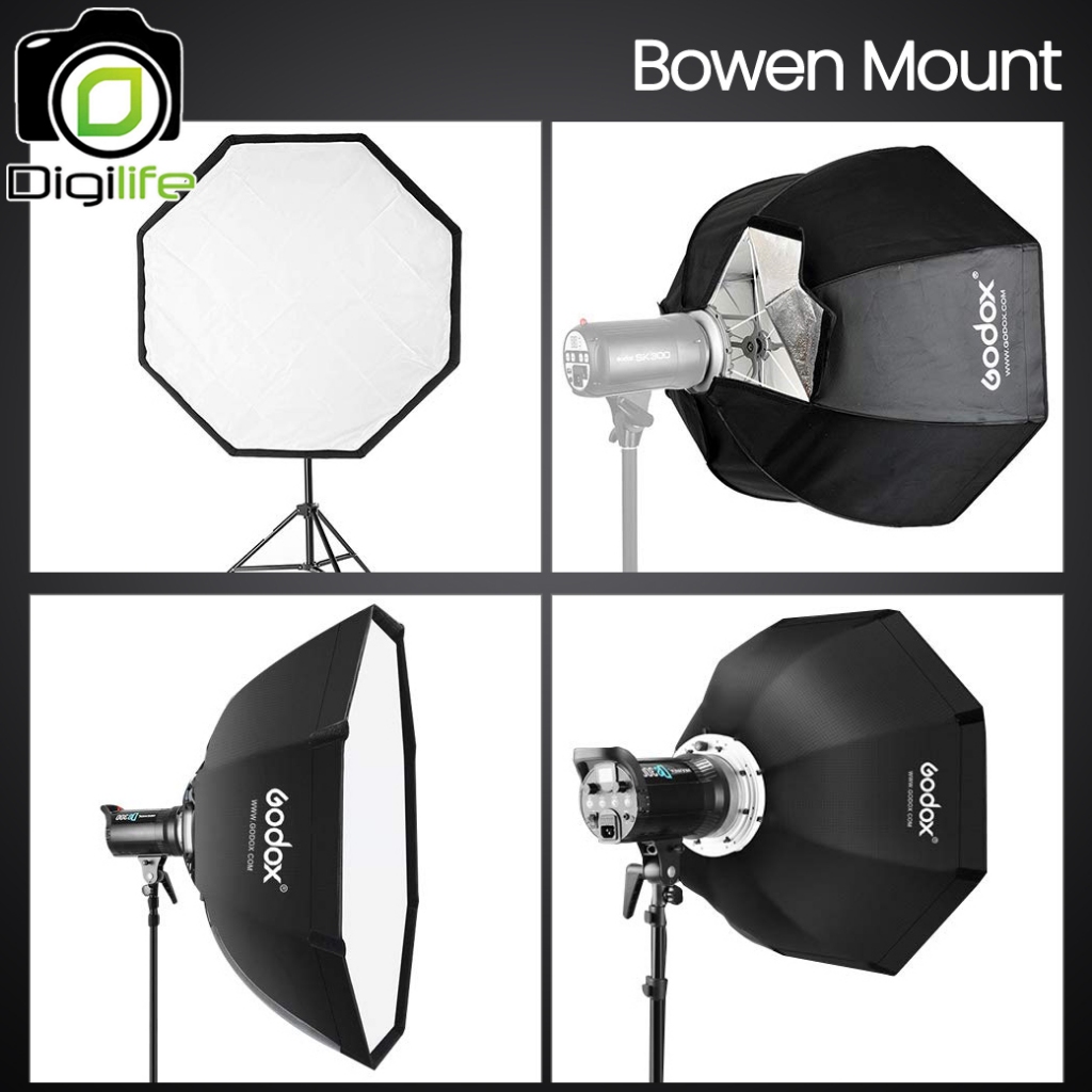 Godox Softbox SB-GUE 80 cm. Quick Release Octa Softbox With Grid ( Bowen Mount ) / Digilife Thailand