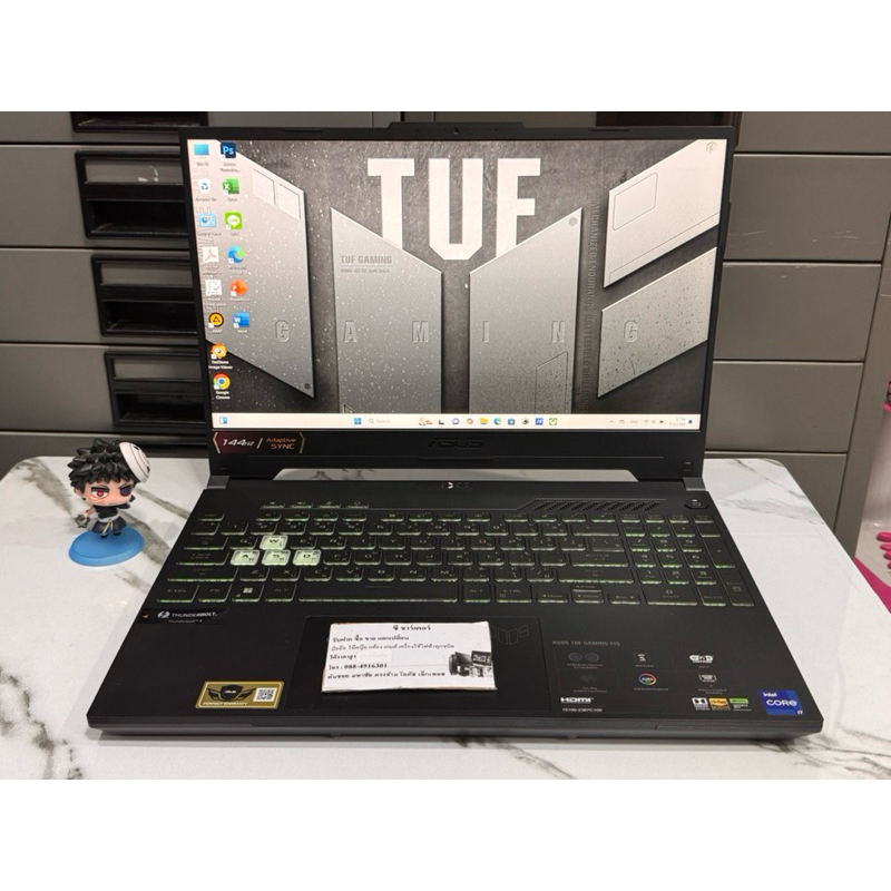 โน๊ตบุ๊ค Asus TUF Gaming F15 FX507ZC4-HN060W / i7-12700H /Ram 8GB /SSD 512GB /RTX 3050