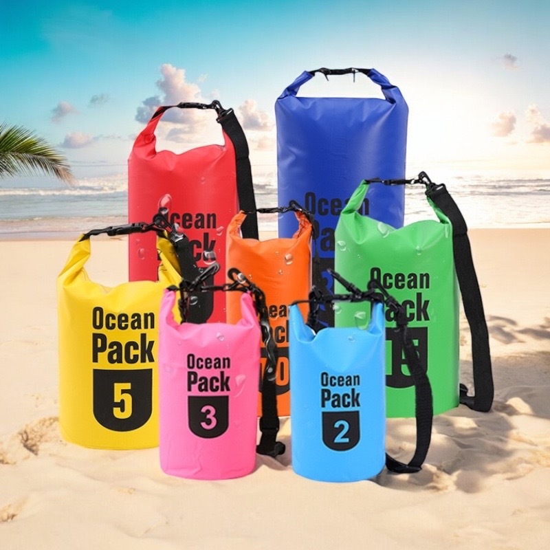 กระเป๋ากันน้ำ ถุงกันน้ำ Waterproof Bag Ocean pack 3L 5L 10L 15L 20L
