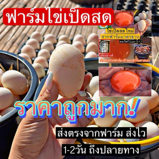 ไข่เป็ดสด10-20-30ฟองสดใหม่ส่งตรงจากฟาร์มเราเองฟาร์มมาตรฐานGFM