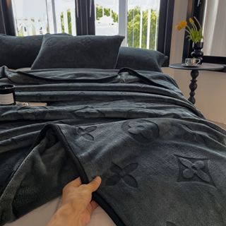 ฤดูใบไม้ร่วงและฤดูหนาวแกะสลักผ้าห่มหรูหราสองด้านผ้าคลุมไหล่ส…