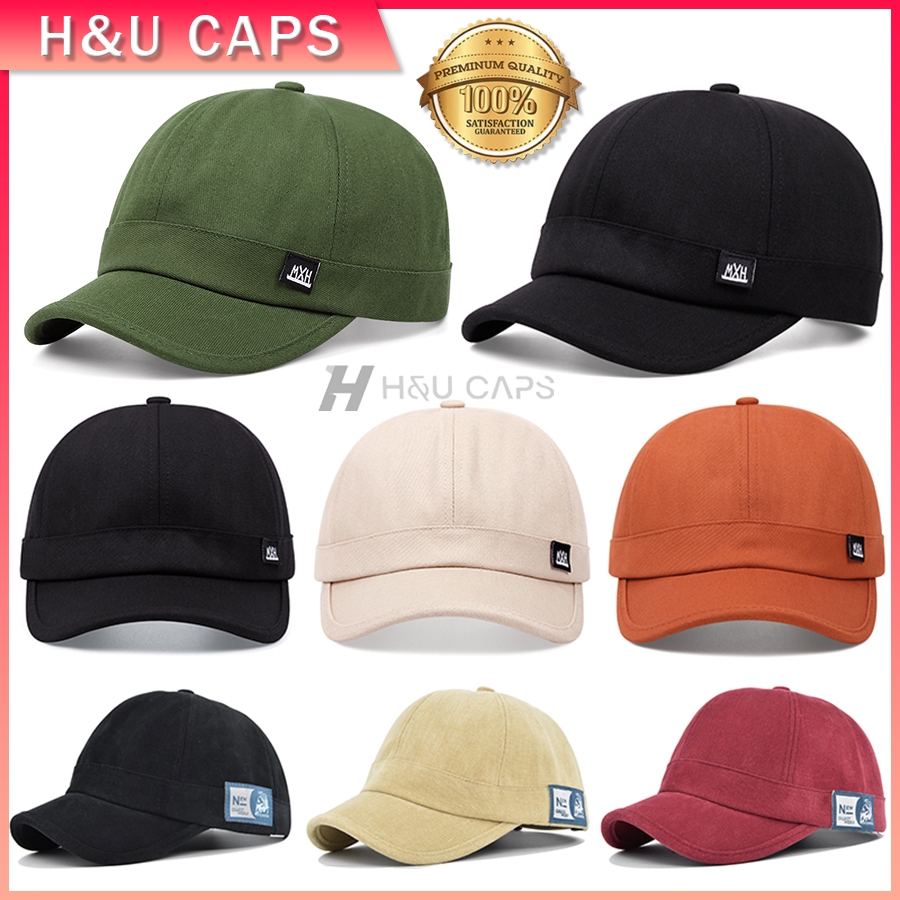 ปีกสั้น หมวกเบสบอล MXH ปักลายตัวอักษร คุณภาพสูง เวอร์ชั่นเกาหลี ย้อนยุค แฟชั่น กลางแจ้ง กีฬา หมวกกันแดด