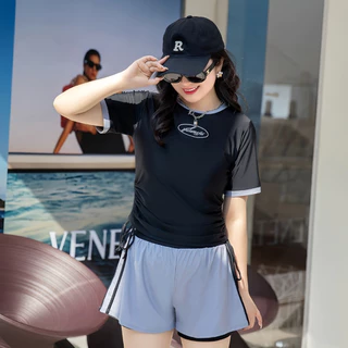 ชุดว่ายน้ำสาวอวบอ้วน ชุดว่ายน้ำแนวSport ชุดเดินชายหาด 🌸 ชุดเซ็ท ชุดเดรส มีให้เลือกหลายแบบ SET-BK023