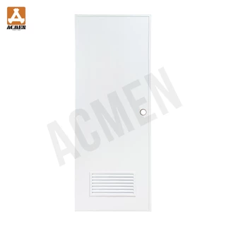ACMEN ประตู uPVC รุ่น ECO รหัส E3 มี 3 สีให้เลือก 70x180/200 ซม บานเกล็ดล่าง1/4 กันน้ำ กันปลวก ไม่เกิดคราบดำ