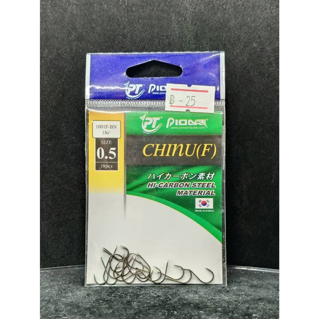 ตัวเบ็ด Pioneer CHINU(F) 1001F-BN ทรงจินุ เบาคมพริ้ว - รูปที่ 2