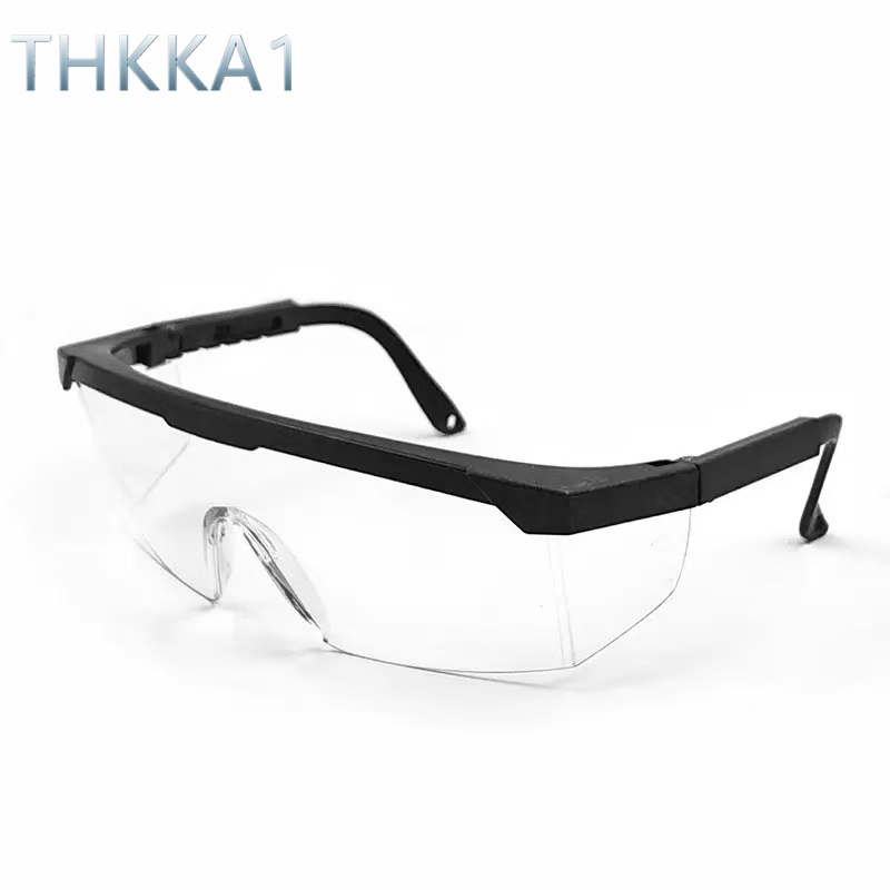 THKKA1-แว่นตาเซฟตี้ แว่นตากันลม แว่นตากันน้ำ แว่นตาตัดหญ้า เลนส์ใส (เลือกสีได้ 2 สี)