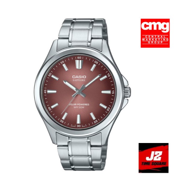 แท้แน่นอน 100% ออกใหม่ล่าสุด กับ CASIO MTS-RS100D-5AVDF อุปกรณ์ครบทุกอย่างพร้อมใบรับประกัน CMG