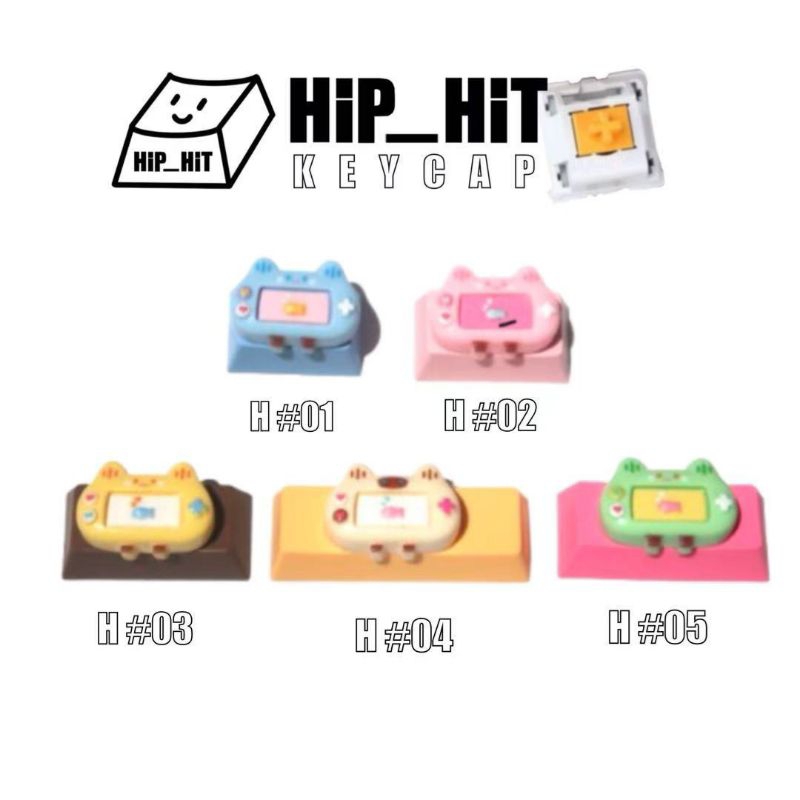 KEYCAP ปุ่มกดคีย์แคป ตกแต่งคีย์บอร์ด 🎮ลายเกมส์กด 🐱
