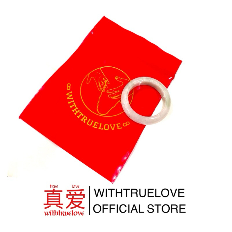 WITHTRUELOVE - White Jade Ring (แหวนหยกแท้ผ่านพิธี)