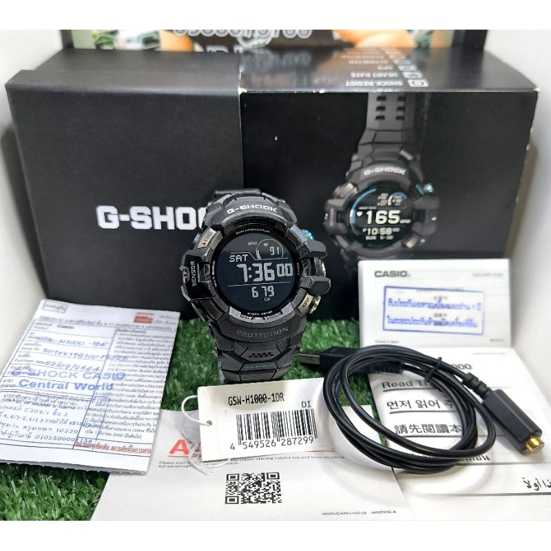 G-Shock มือสองรุ่น 🖤GSW-H1000-1DR💙GPS/บลูทูธ