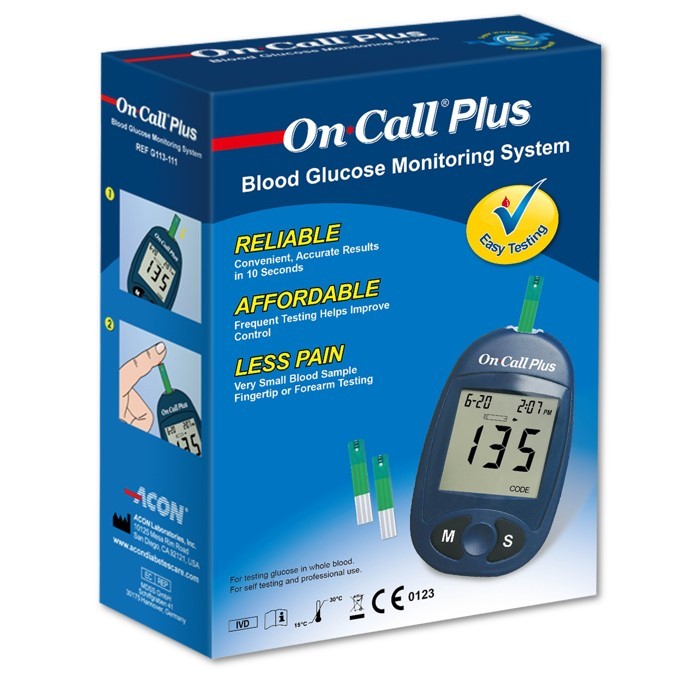 ON CALL PLUS BLOOD GLUCOSE MONITORING SYSTEM