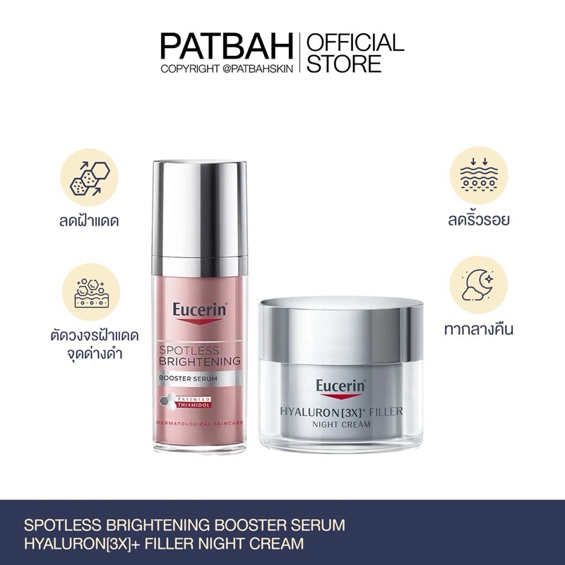 โปรโมชั่น🔥Spotless booster x Hyaluron Night cream (3X) | หน้าใสลดรอย ลดริ้วรอย รุขุมขนกรถชับ💖🌈