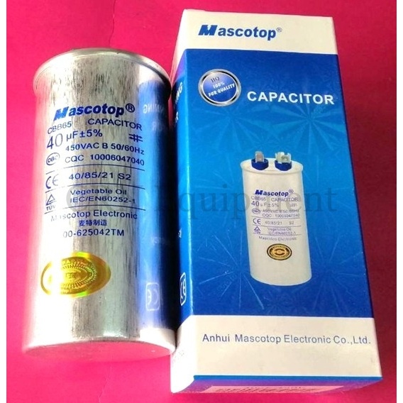 อะไหล่แอร์ รันนิ่งคาปาซิเตอร์ CAPACITOR 40MFD "40uf" อุปกรณ์เครื่องปรับอากาศ CRN102008-5