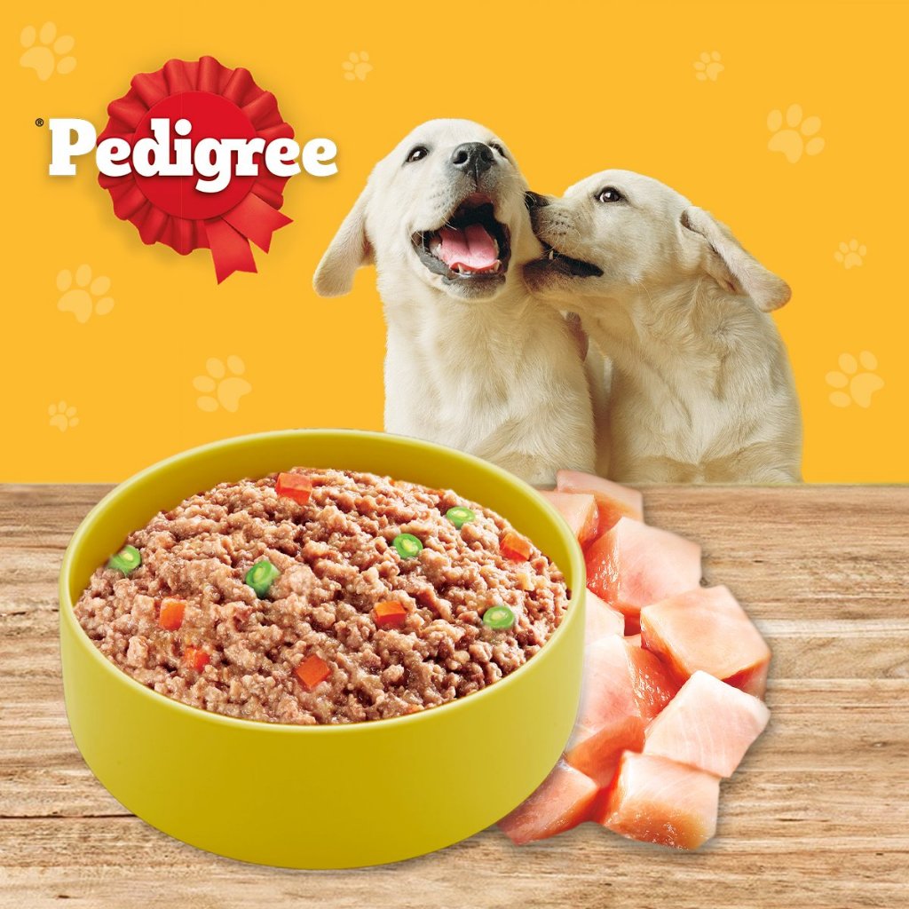 (ยกโหล)Pedigree Pouch อาหารเปียก สำหรับลูกสุนัข ขนาด 130 G.(x12) - รูปที่ 2
