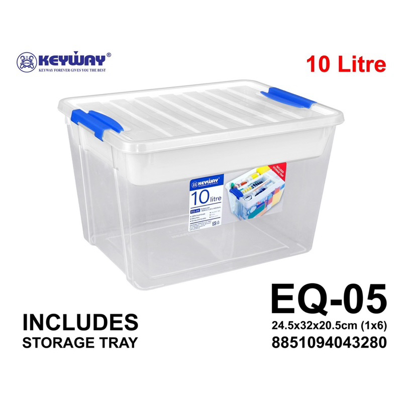 กล่องอเนกประสงค์ Keyway รุ่น EQ-05 (10 ลิตร)