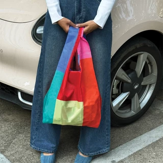 Sardine Foldable Bag M กระเป๋าพับได้ ไนลอนกันน้ำ น้ำหนักเบา พกพาสะดวก