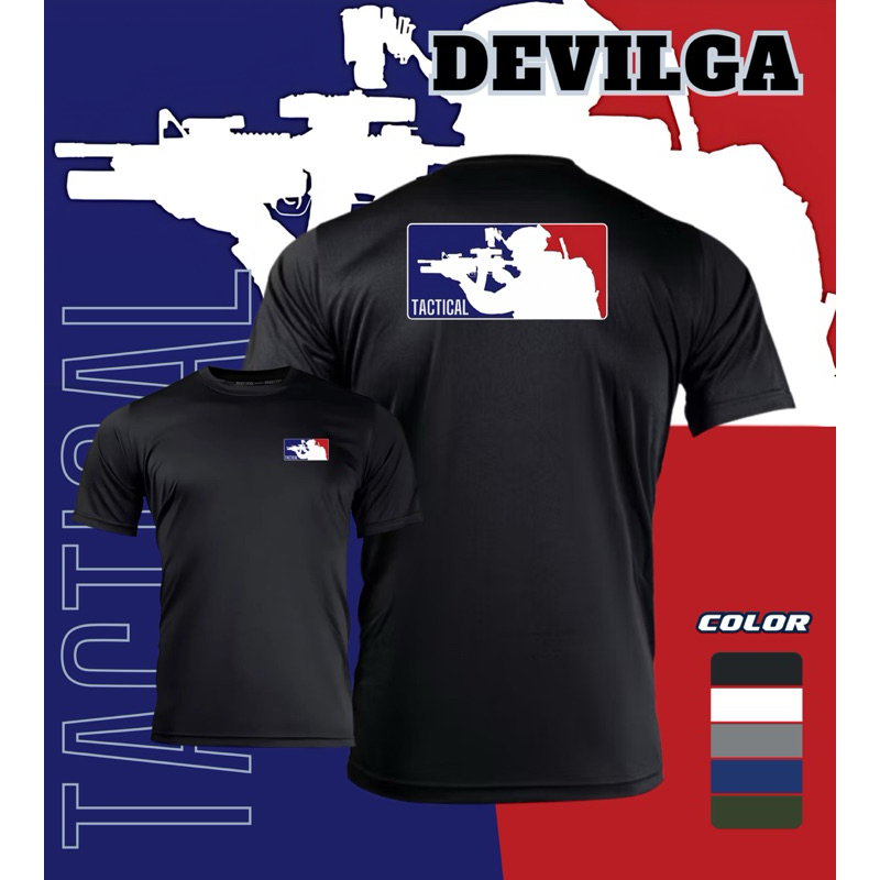 เสื้อยืด TACTICAL ลายกราฟิก special forces มีให้เลือกสองเนื้อผ้า ไมโครโพลีเอสเตอร์100%กับCotton+Polyไม่ยับ ไม่หด ไม่ย้วย