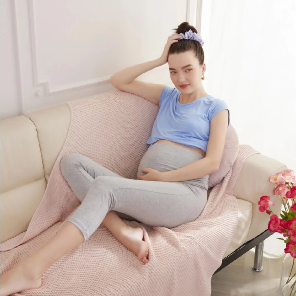 Nitan (นิทาน) เลกกิ้งคนท้อง 3 ส่วน 4 รุ่น Maternity 3 part 4 Leggings