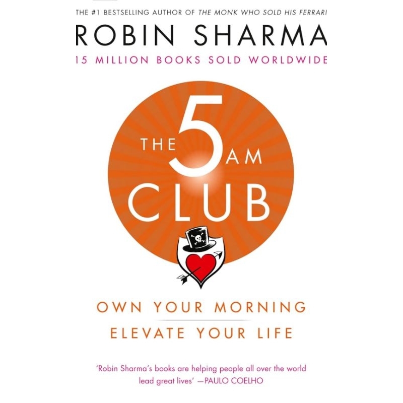The 5AM Club: Own Your Morning. Elevate Your Life (Paperback)  by Robin Sharma (เล่มแท้100%)  asiabo
