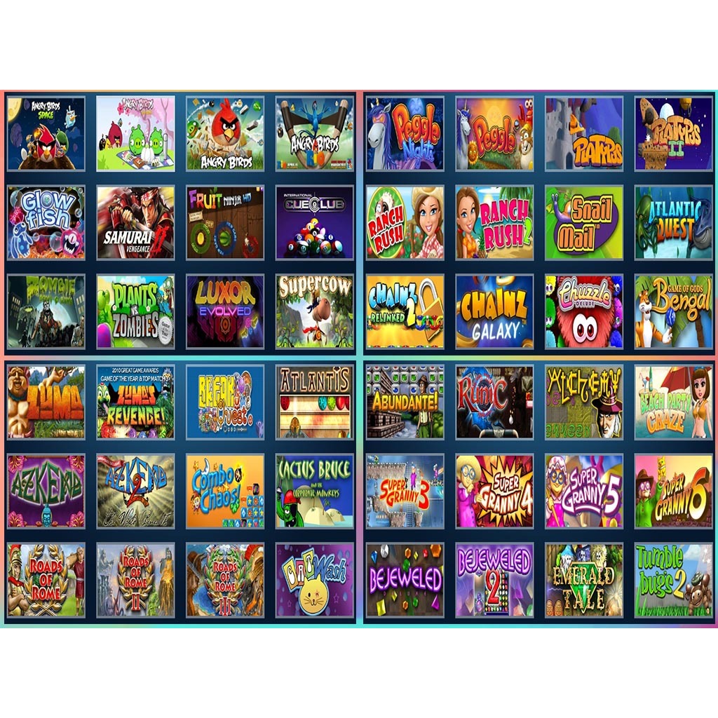 เกมส์รวม game house 1.2 เล่นได้ตลอด แผ่นเกมส์  เกมส์คอมพิวเตอร์  PC โน๊ตบุ๊ค