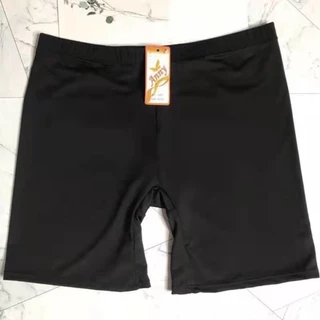 👗กางเกงขาสั้นซับใน F-2XL-3XL-5XLผ้ามันลื่น Anny#619