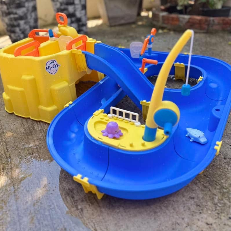 สินค้าพร้อมจัดส่ง Hi-Q Fun fishing Water Park ชุดใหญ่ๆ  1 ชุด ชุดสวนน้ำตกปลา ขนาด 77 *72*32 cm.