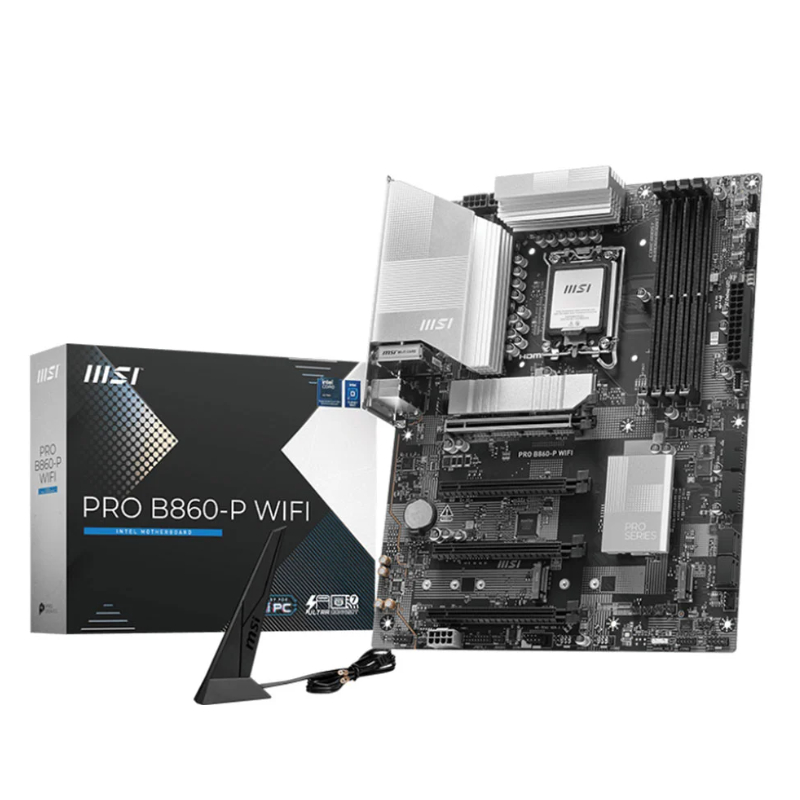 MAINBOARD MSI PRO B860-P-WIFI (INTEL SOCKET 1851 DDR5 ATX)