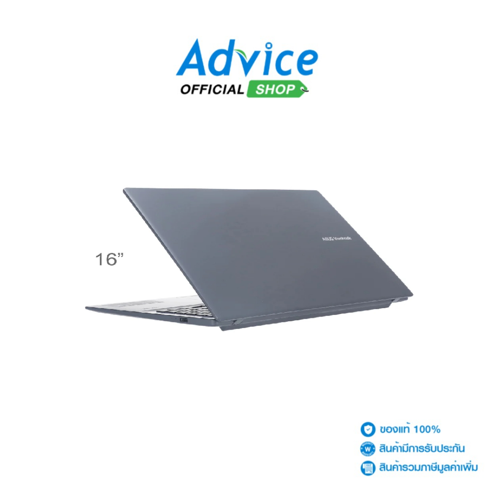 Asus Notebook (โน๊ตบุ๊ค) Vivobook 16 X1607CA-MB535WA (Quiet Blue) - A0166150
