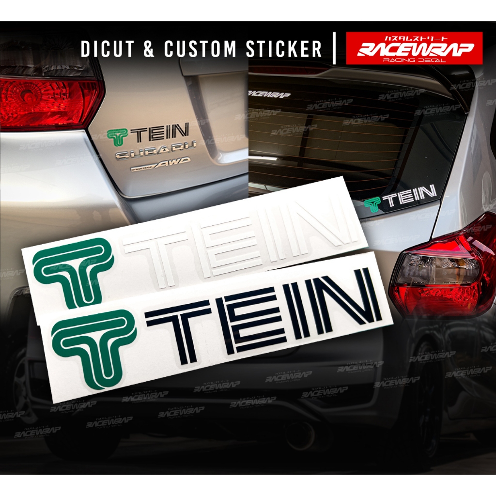 สติกเกอร์ TEIN สำหรับตกแต่งรถยนต์ TEIN STICKER DECAL
