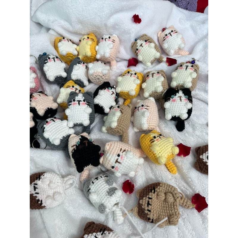 แมวน้อยงานถัก little cat คละสีน่ารักสุดคิวทำ