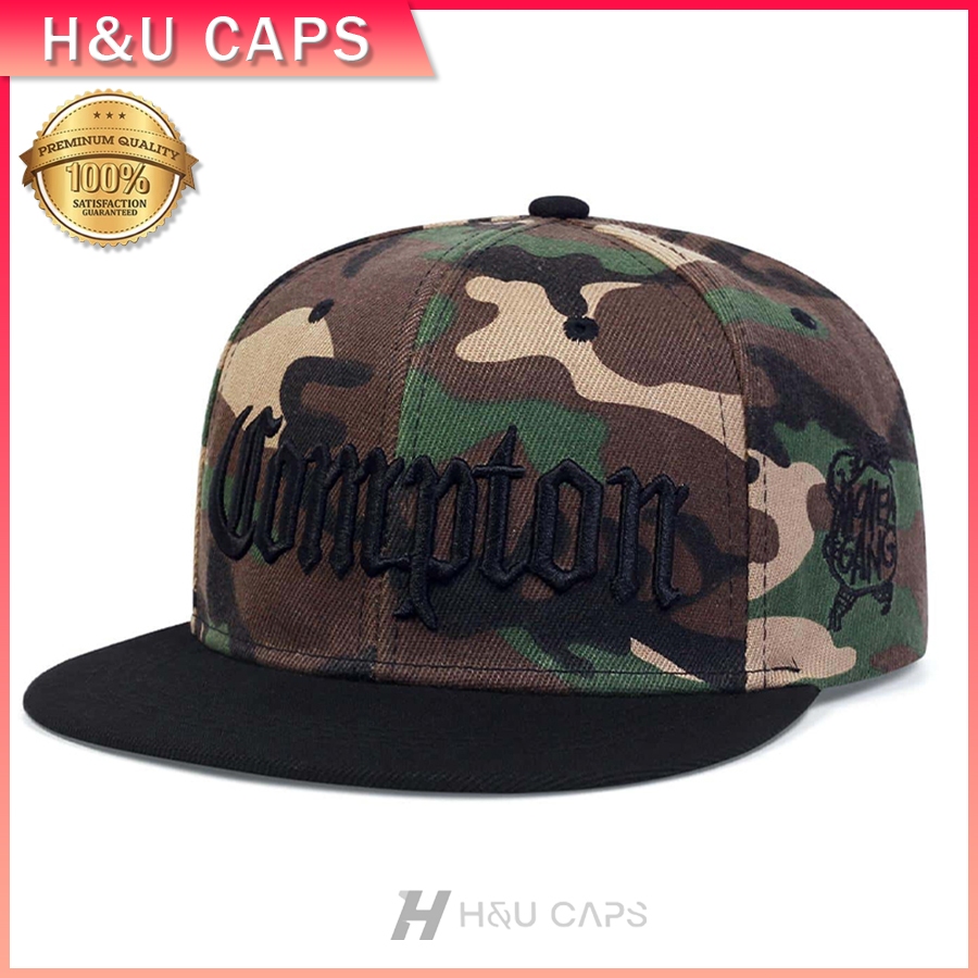 หมวกฮิปฮอป Cayler&sons ปักลายตัวอักษร snapback cap สําหรับผู้หญิง และผู้ชาย แฟชั่น hiphop หมวกปีกแบน