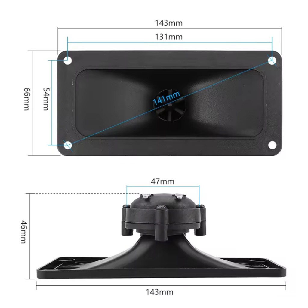 ทวิตเตอร์ลำโพงปากแตรขดลวด 144x66mmมิลลิเมตร ทวีตเตอร์ลำโพง 150 วัตต์เซรามิก เสียงแหลมสแควร์เสียงลำโพง ราคา ถูกที่สุด ดีลบีเคเค แกลเลอรีภาพที่ 4