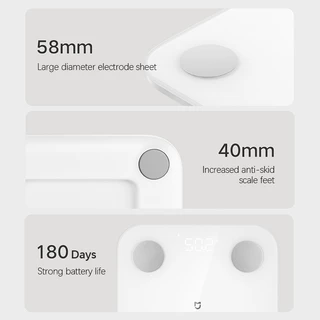 Xiaomi Body Fat Composition Scale S400 เครื่องชั่งน้ำหนักและวัดมวลไขมัน เครื่องชั่งน้ำหนักอัจฉริยะ Chinese Ver