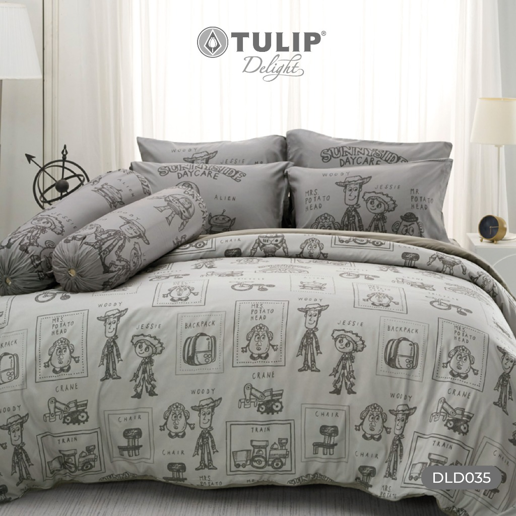 TULIP Delight Toy Story พิมพ์ดิจิตอล DLD035 ทอยสตอรี่ ลิขสิทธิ์แท้ ดิสนีย์ ชุดผ้าปูที่นอน ผ้าห่มนวม