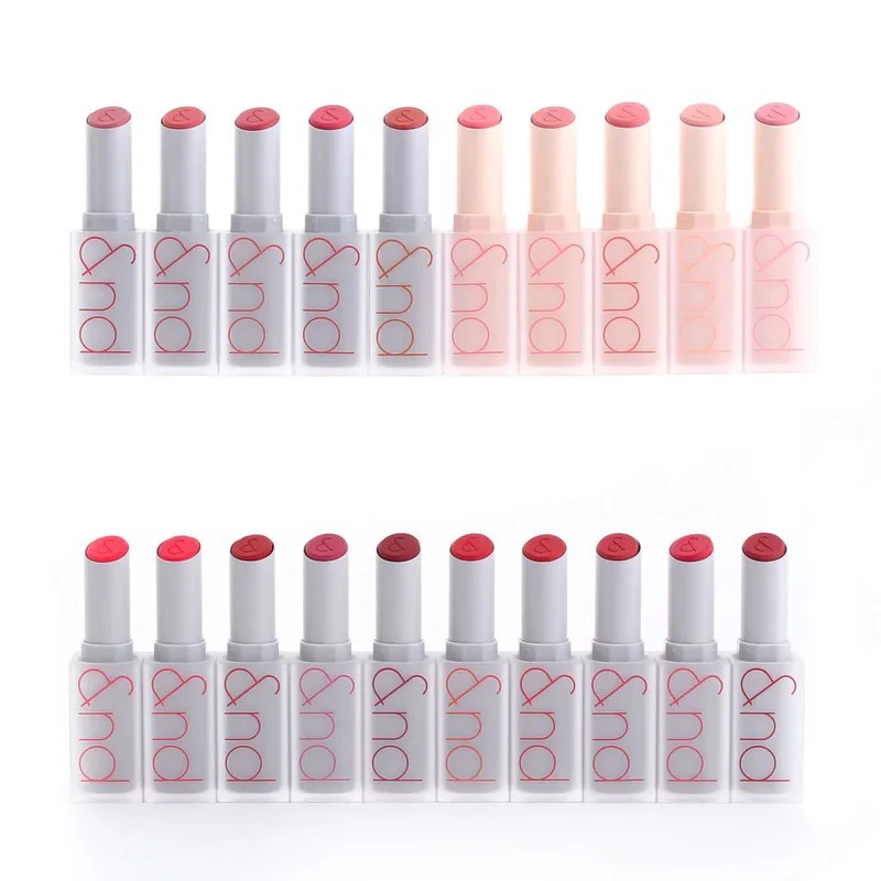 Rom&nd Zero Matte Lipstick 3g Romnd ลิปสติกเนื้อแมตต์กำมะหยี่ บางเบาและติดแน่นเป็นพิเศษ