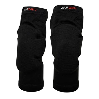 สนับเข่าฟุตซอล​​ WARDEN Model 1 Upgrade (เพิ่มความยาว) โฟมหนา สีดำและสีขาว