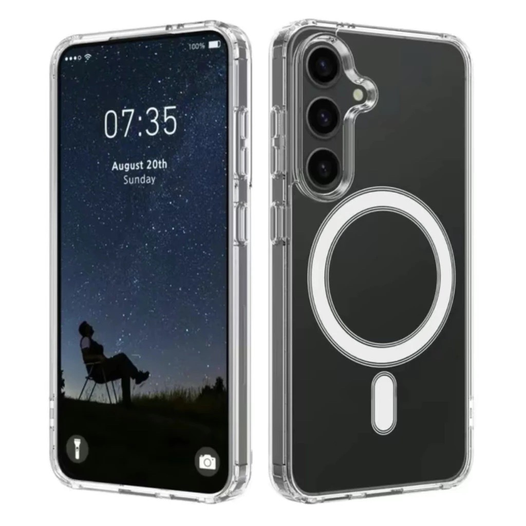 ส่งจากไทย case Samsung เคสใส แม่เหล็ก Magnetic A16 5G A06 4G A55 5G A26 5G A36 5G A56 5G