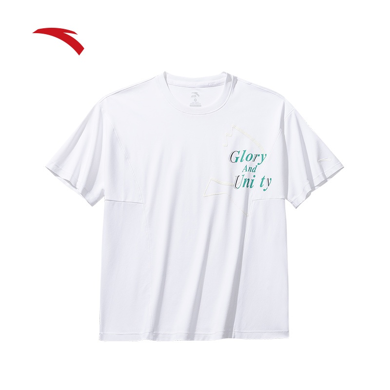 ANTA  Glory and unity เสื้อยืดสั้นหญิง 1625B8118 Official Store